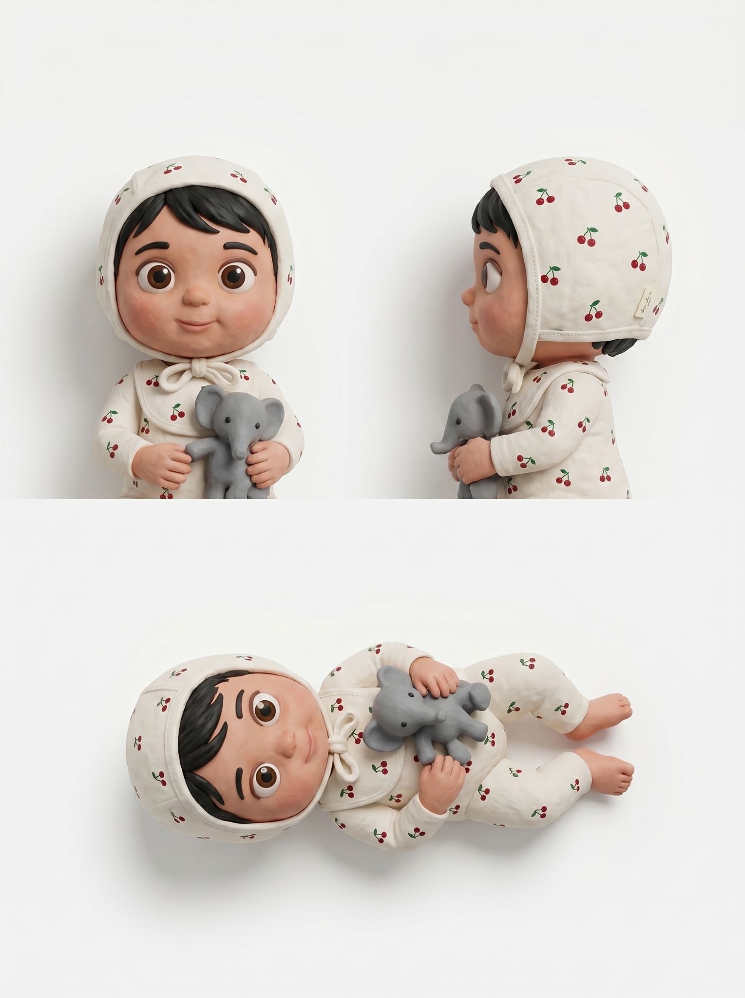 Clay baby character sheet